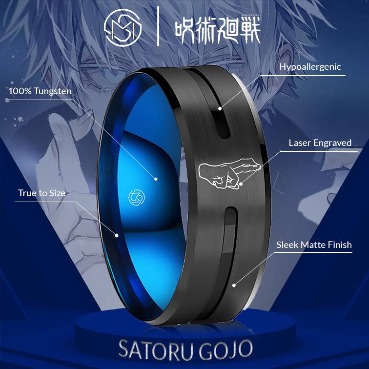 Jujutsu Kaisen Pendant + Satoru Gojo Ring