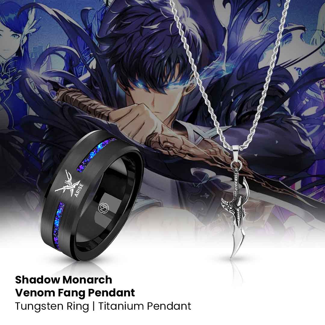 Solo Leveling Pack Shadow Monarch + Venom Fang Pendant