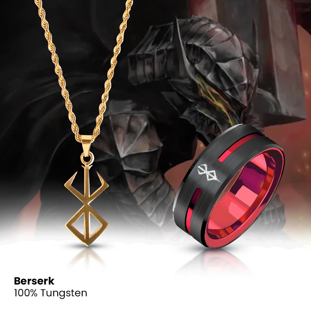 Berserk pendant + Berserk Ring [Tungsten]