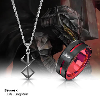 Berserk pendant + Berserk Ring [Tungsten]