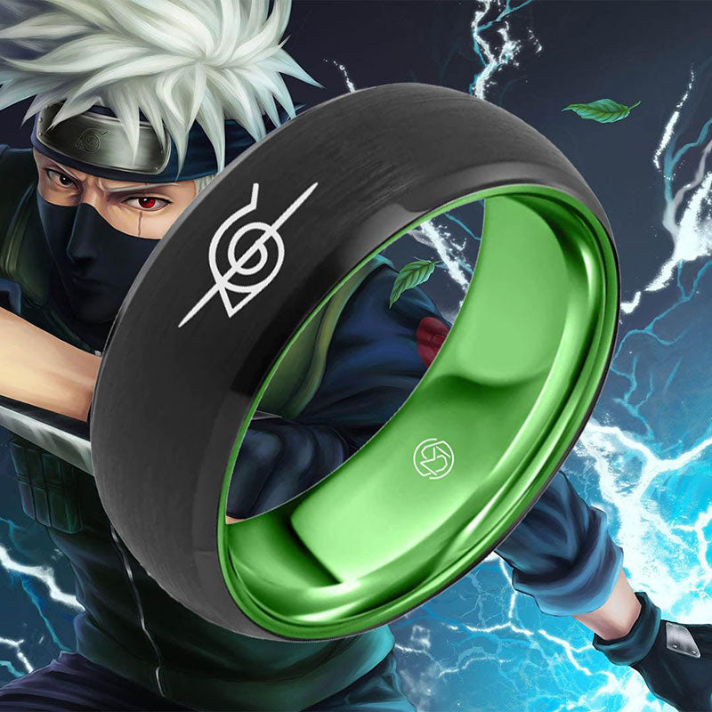 Akatsuki Cloud Pendant + Konoha Hidden Leaf Village Ring [Limited Edition]