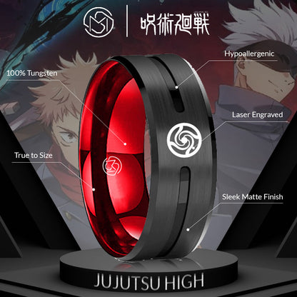 Jujutsu Kaisen Pendant + Jujutsu Kaisen High Ring [Tungsten]