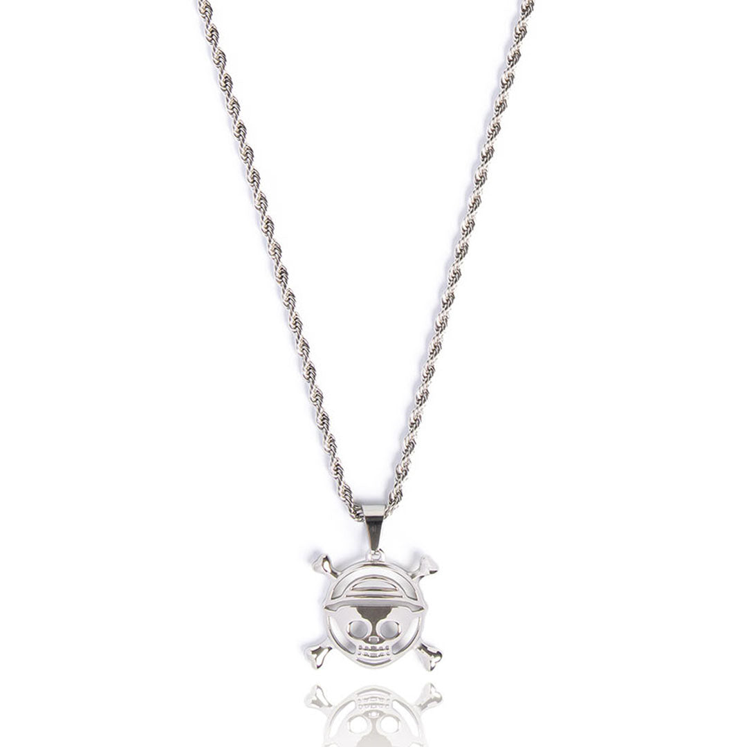 Straw Hat Pirates Pendant + Zoro Pirate Hunter Ring [Tungsten