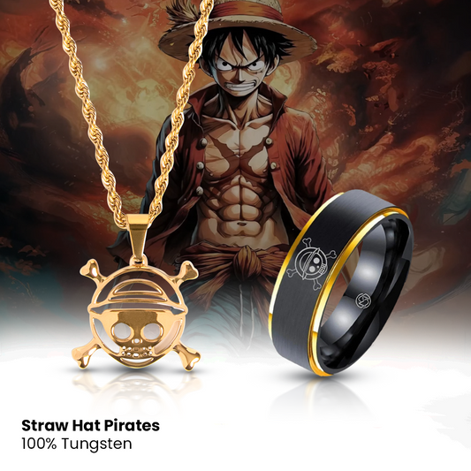 Straw Hat Pirate Pack [Pendant + 18K Gold Ring]